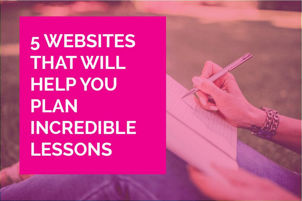 websites to plan lessons